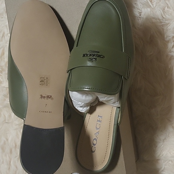 Coach Samie leather Slide - Picture 2 of 4